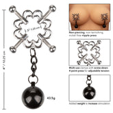 Nipple Grips 4 Point Weighted Nipple Press Silver Nipple Clamps